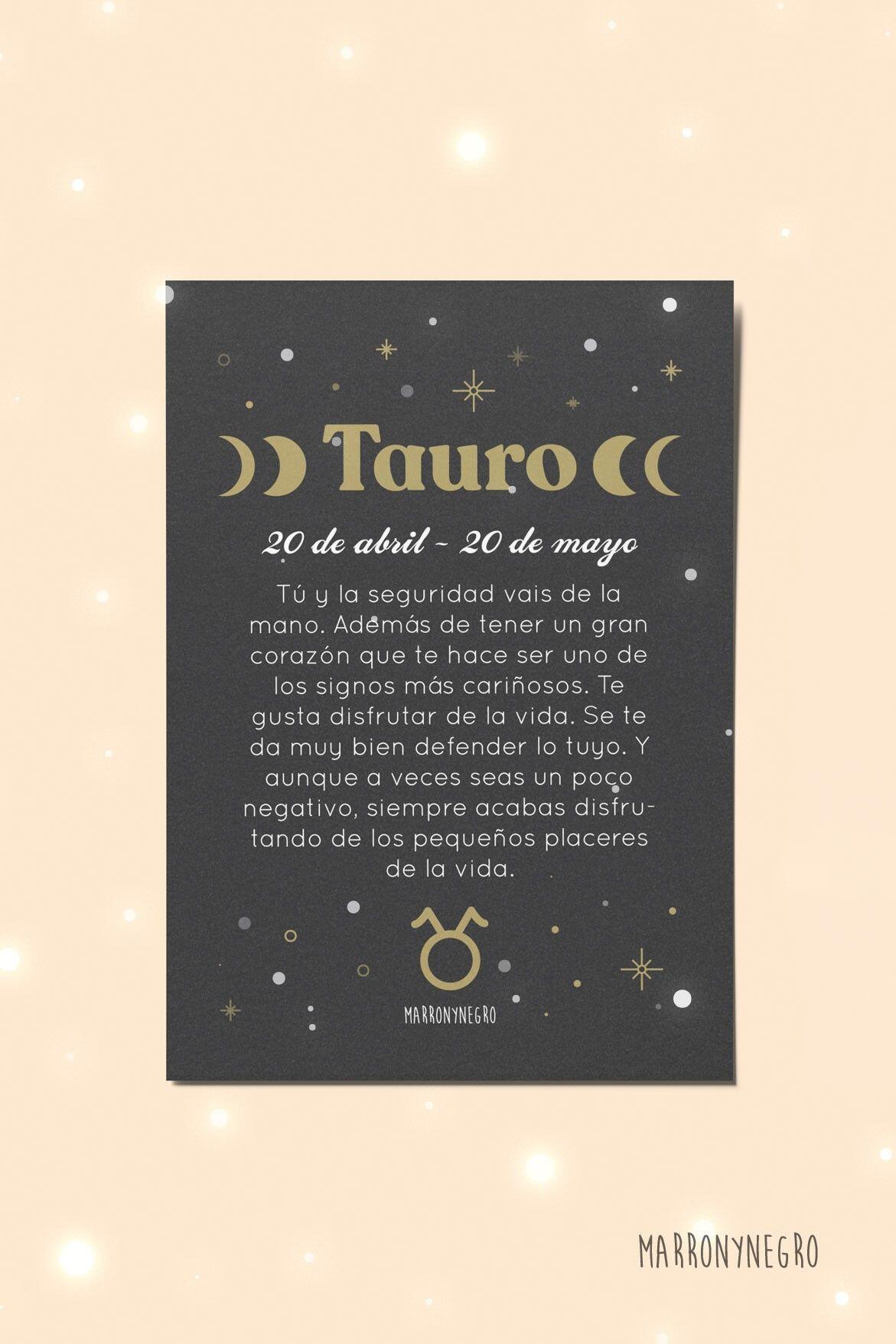 Postal Horóscopo Tauro