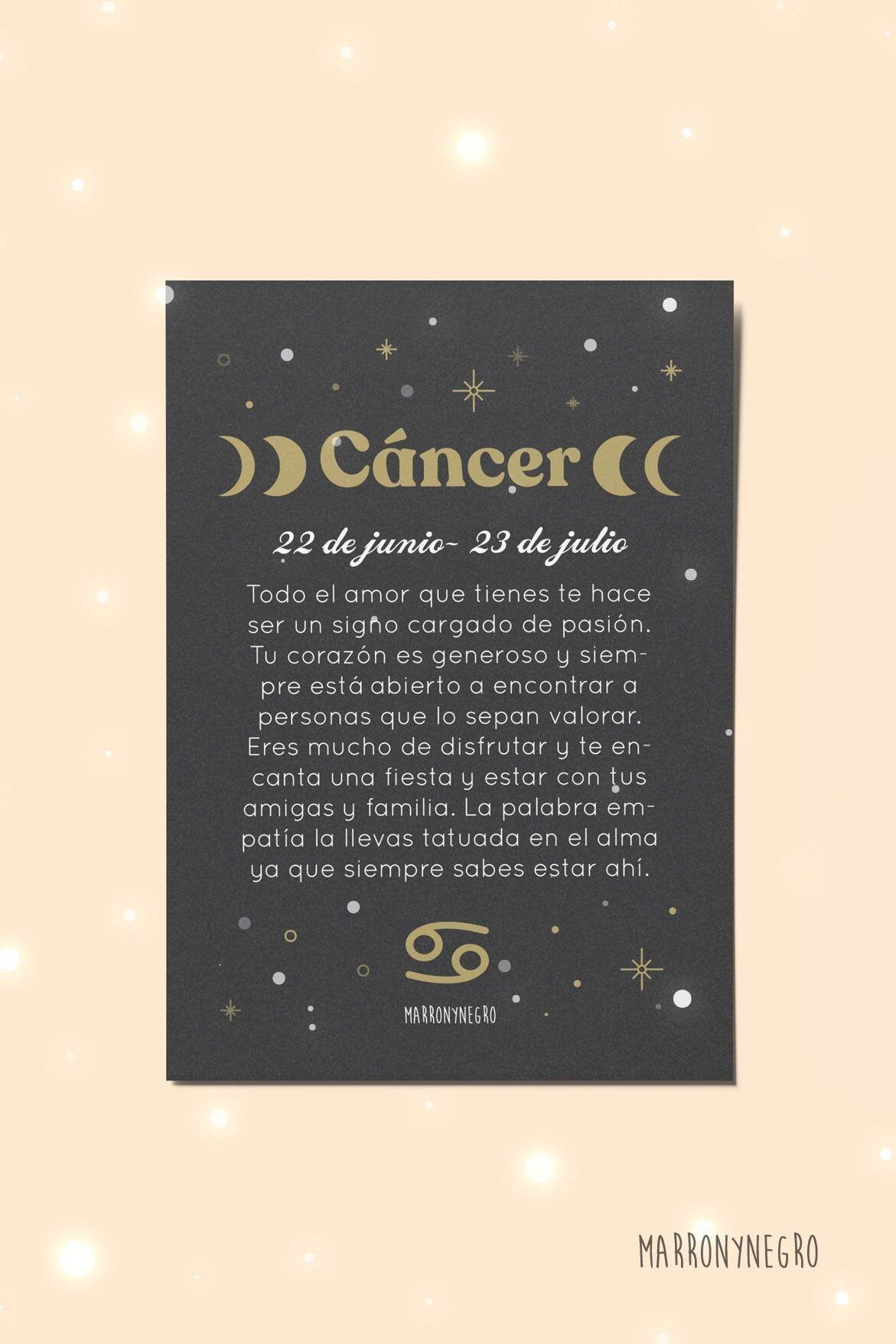 Postal Horóscopo Cáncer