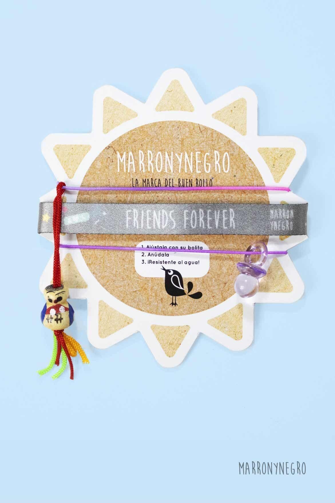 Pack 3 Pulseras de la Suerte Friends Forever