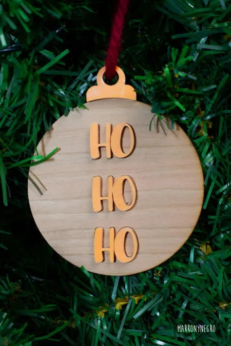 Bola de Navidad HO HO HO