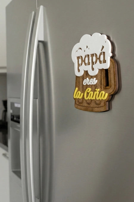 Imán Papá eres la caña