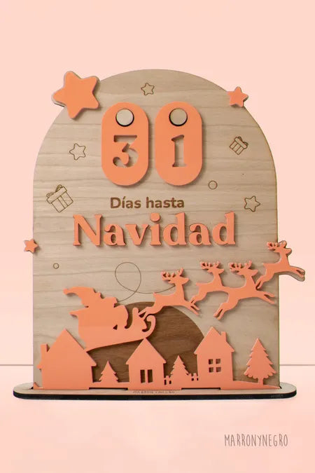 Cuenta Atrás Navidad Metacrilato