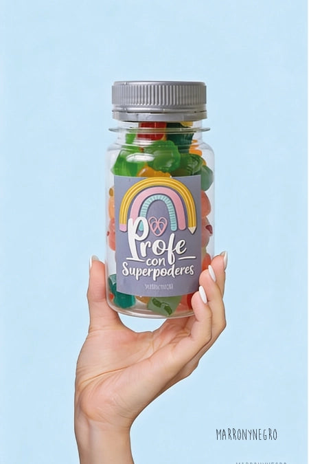 Pack Taza Profe Con Superpoderes