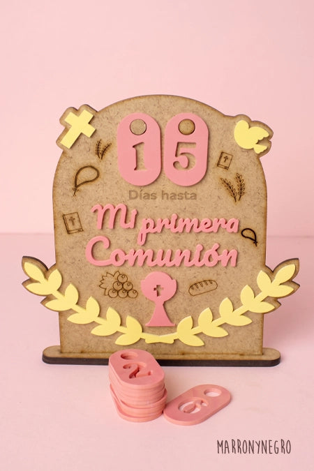 Cuenta Atrás Comunión Rosa
