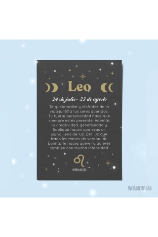 Postal horóscopo Leo