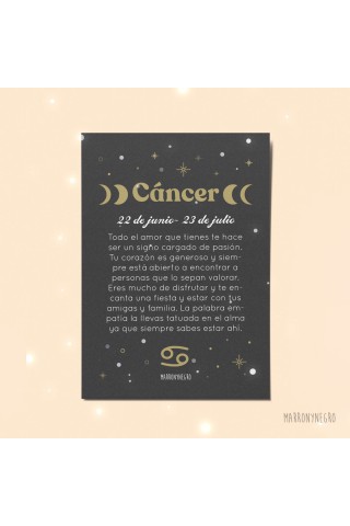 Postal horóscopo cáncer