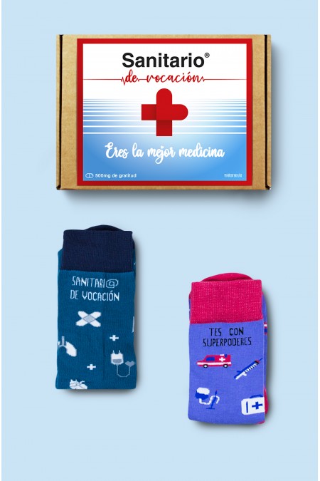 Pack de calcetines para sanitario y técnico en emergencias sanitarias