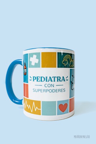 Taza Pediatra con Superpoderes