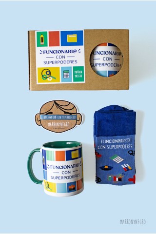 Pack taza funcionario con...