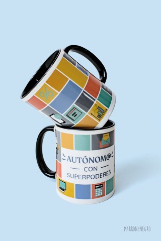 Taza Autónomo con Superpoderes