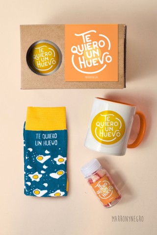 Pack Taza Te Quiero un Huevo