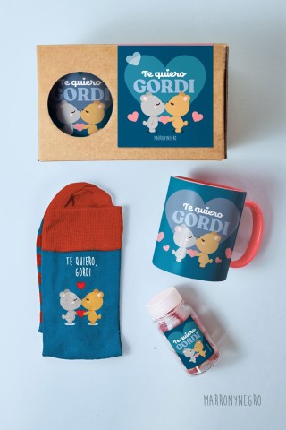 Pack Taza Te Quiero Gordi