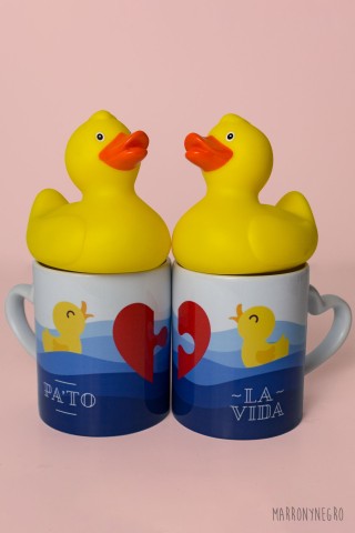 Pack 2 Tazas Pato La Vida