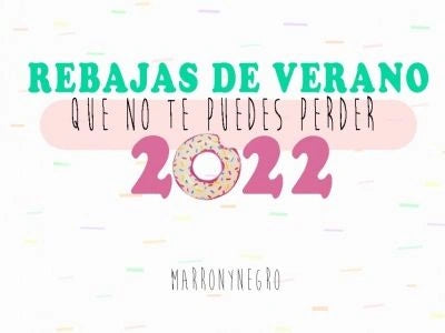 Producto: 5 REBAJAS DE VERANO QUE NO PUEDES DESAPROVECHAR EN NUESTRA TIENDA - Marronynegro