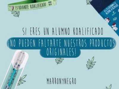 Producto: SI ERES UN ESTUDIANTE KOALIFICADO, ¡NO PUEDEN FALTARTE NUESTROS PRODUCTOS! - Marronynegro