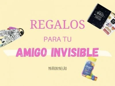 Producto: Regalos originales para un amigo invisible - Marronynegro