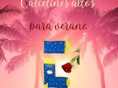 Producto: Calcetines Altos de Moda para el Verano, Estilo y Comodidad Bajo el Sol - Marronynegro