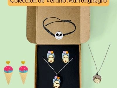 Producto: Descubre la Nueva Colección de Pendientes, Pulseras y Collares para el Verano - Marronynegro