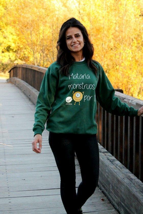 Sudadera Mataría monstruos por ti