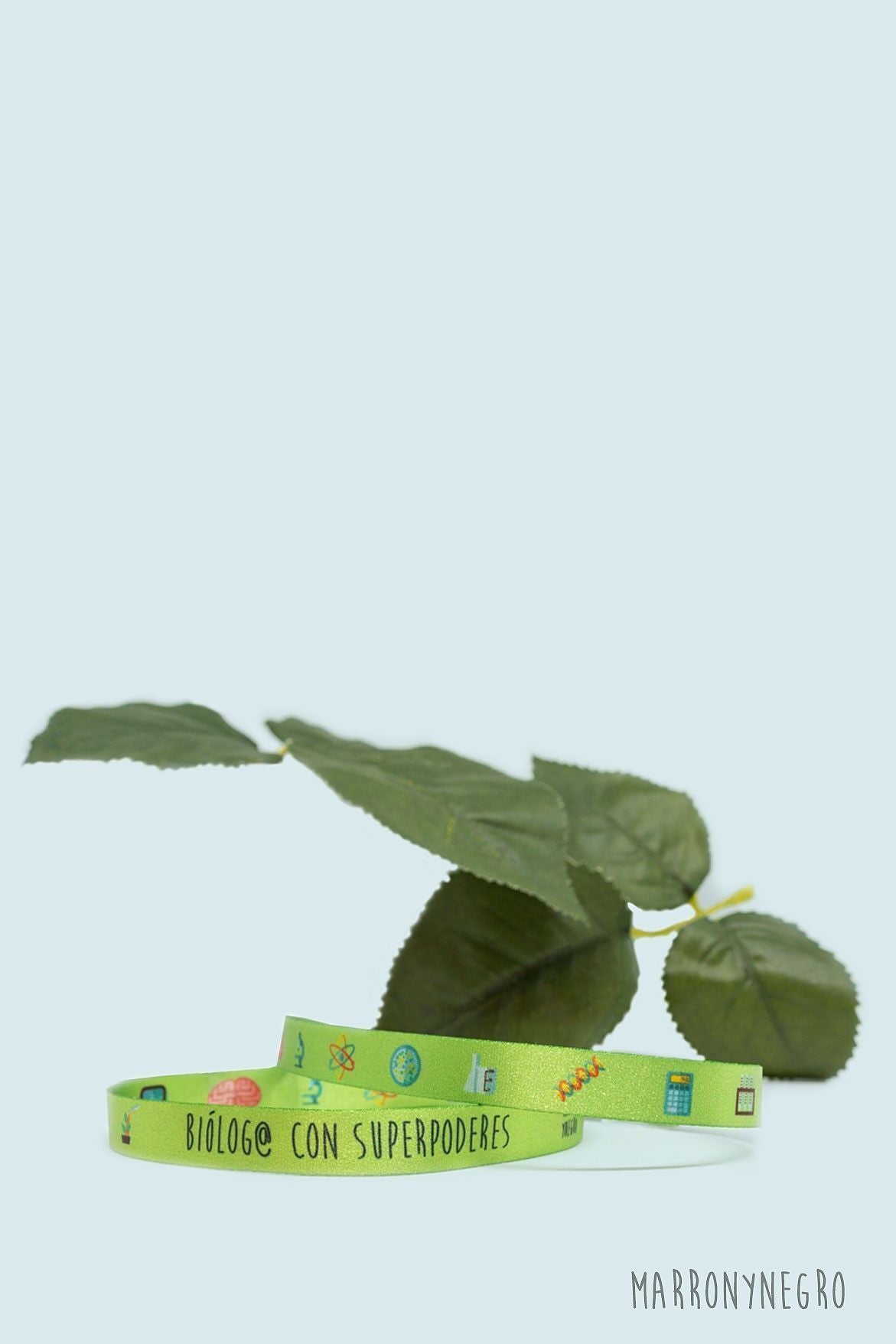 Pulsera Biólog@ con superpoderes