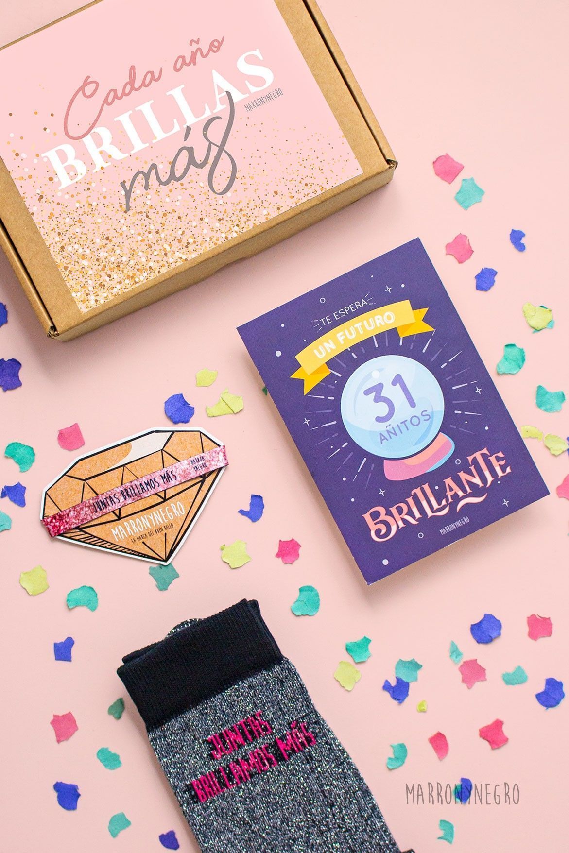 Pack Cumpleaños "Juntas Brillamos Más"