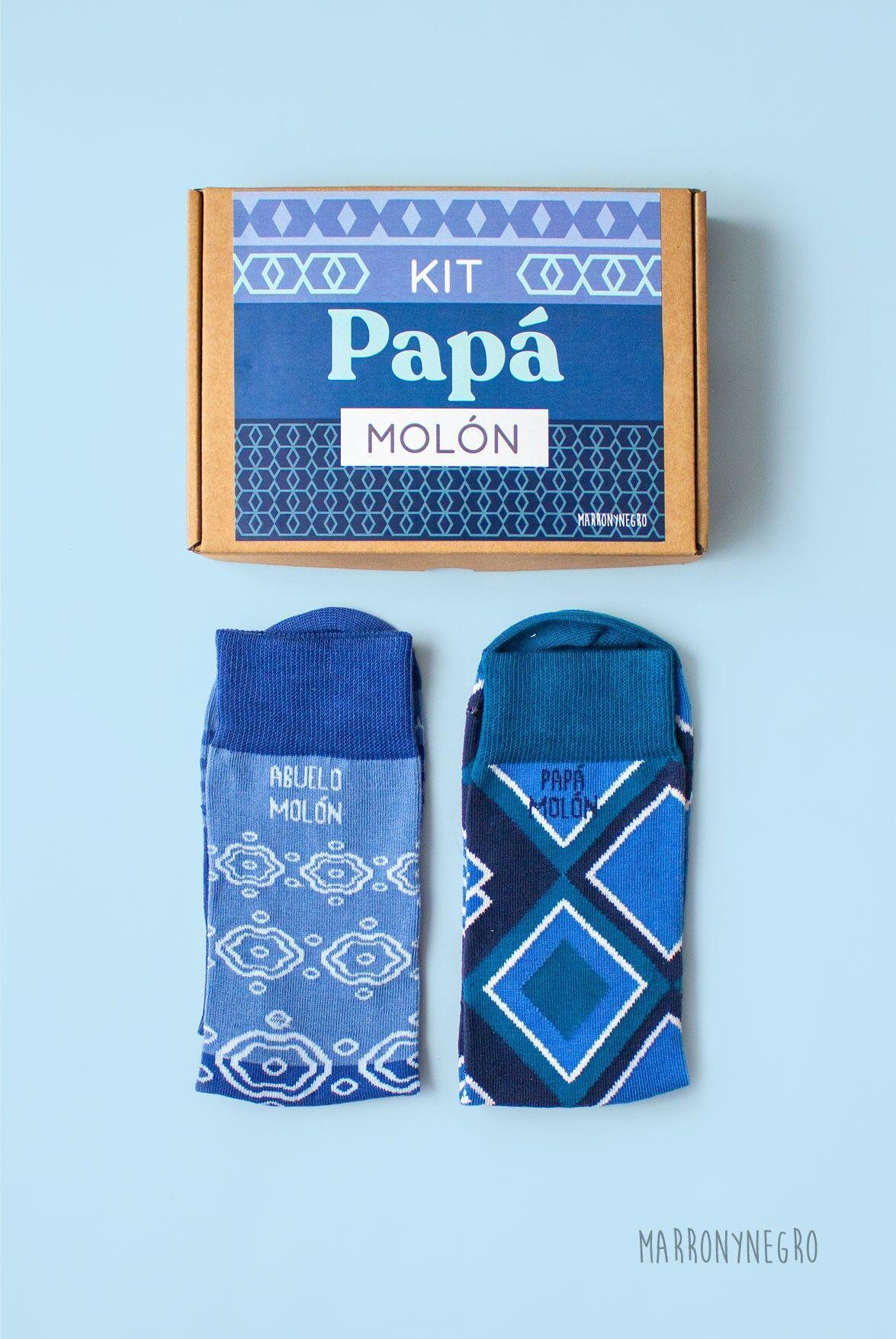 Pack 2 calcetines Papá Molón + Abuelo Molón