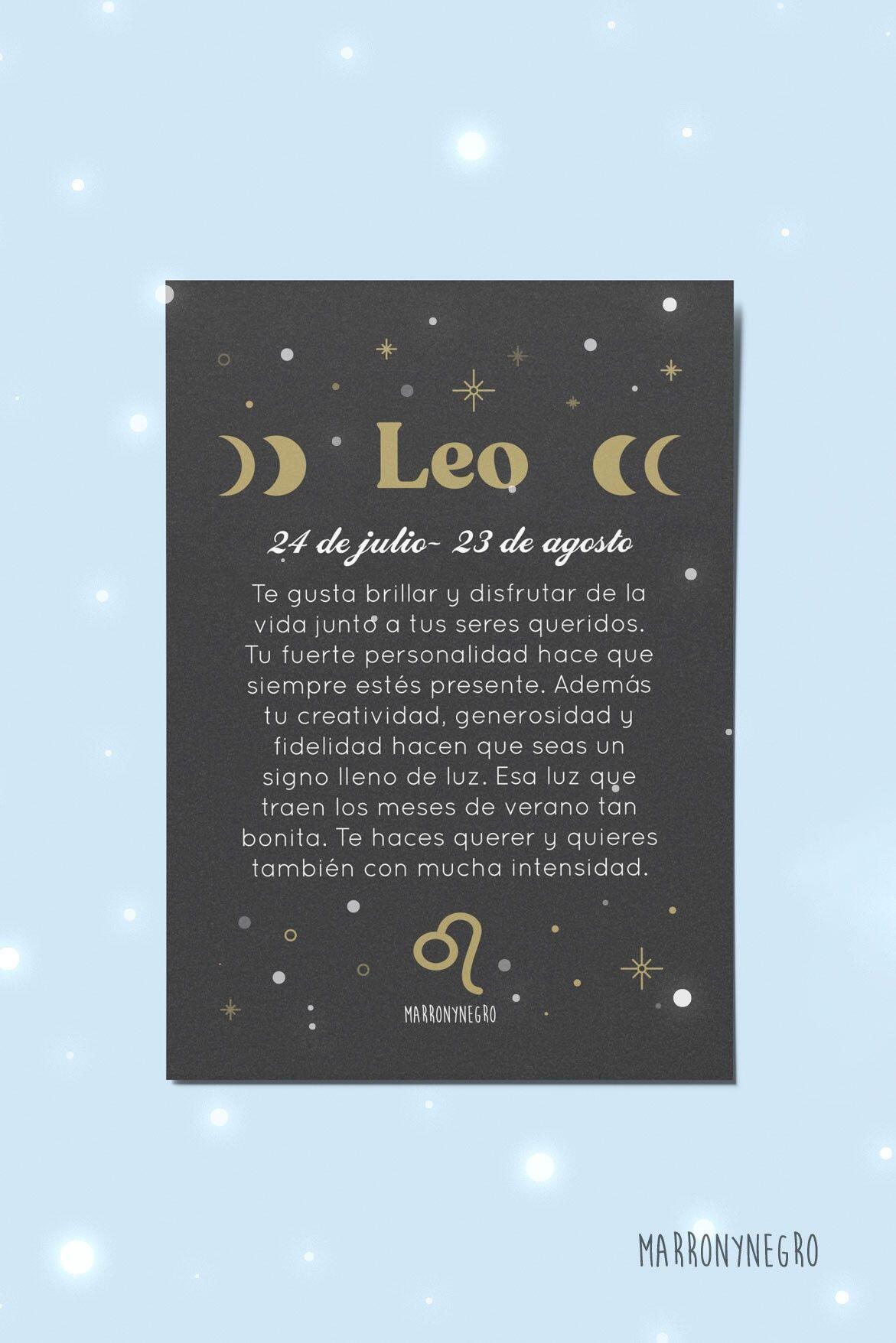 Postal Horóscopo Leo