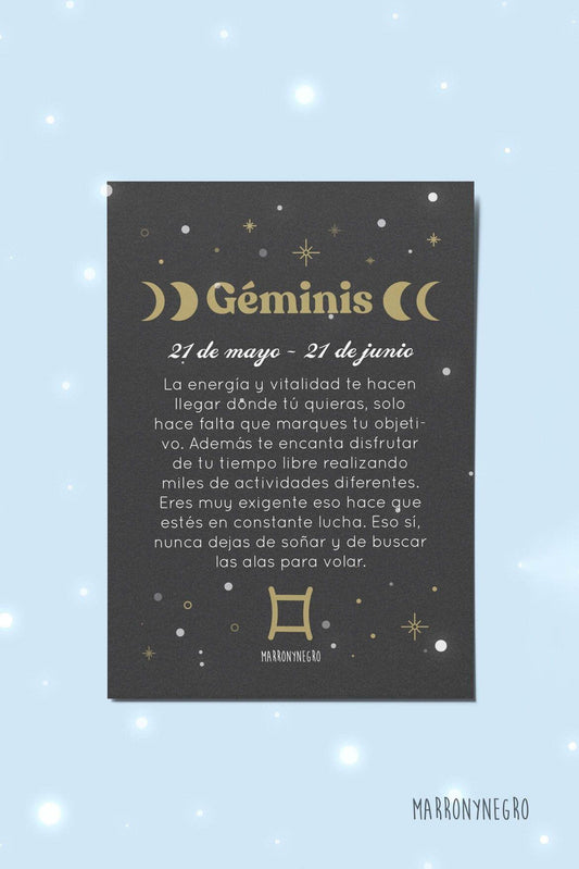 Postal Horóscopo Géminis