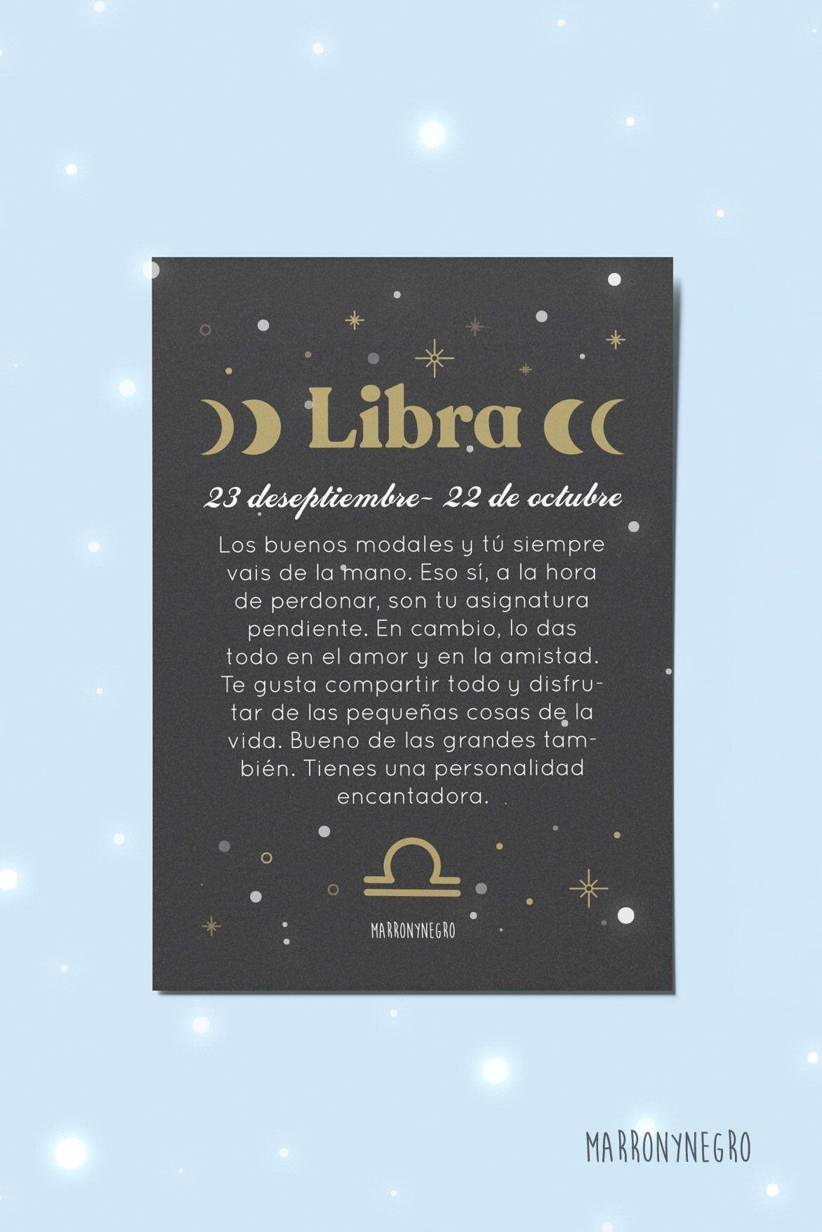 Postal Horóscopo Libra