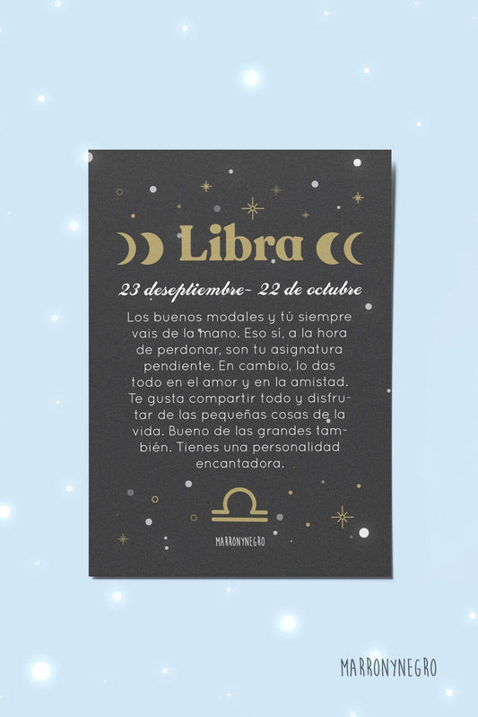 Postal Horóscopo Libra