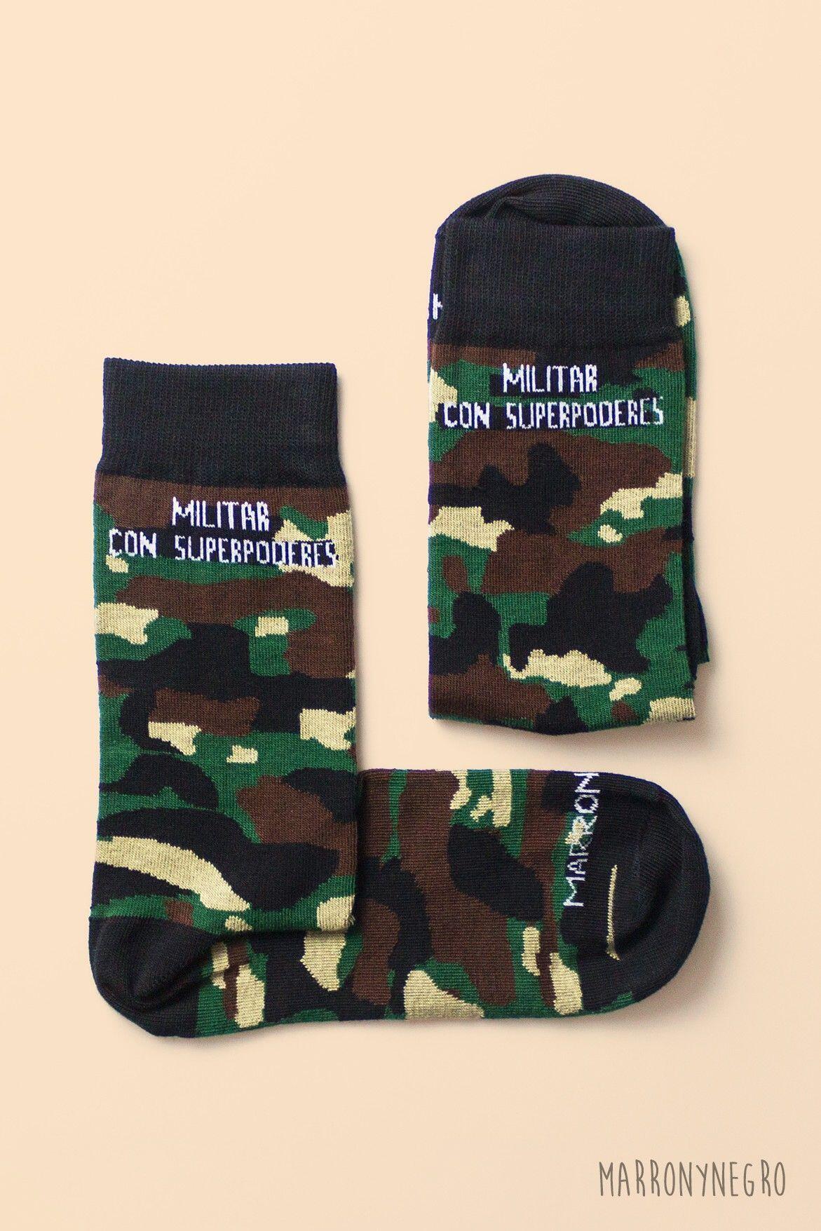Calcetines militar con superpoderes