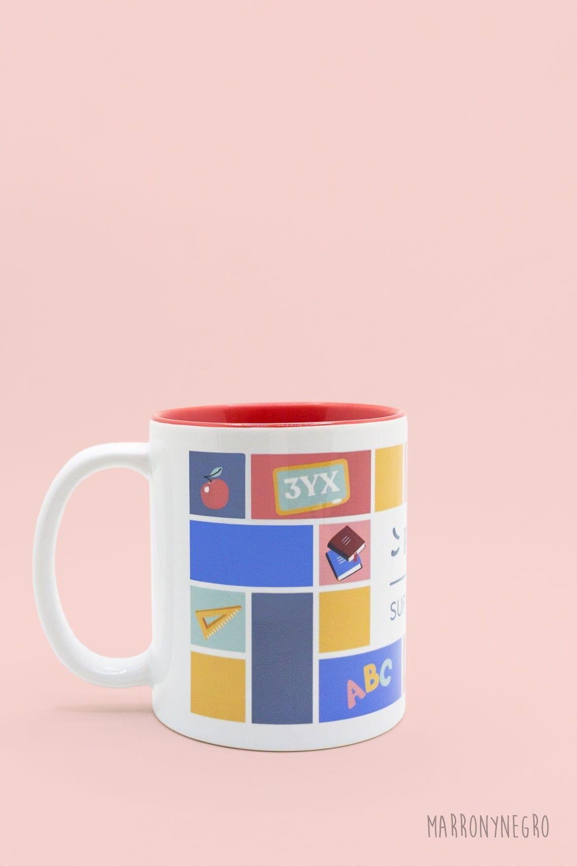 Taza Profe con superpoderes
