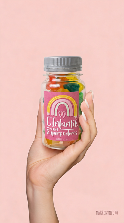 Pack Taza Educadora Infantil Con Superpoderes