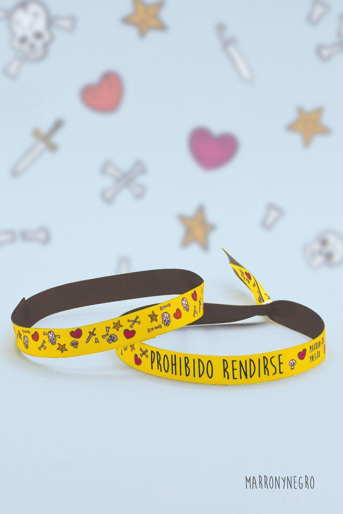 Pulsera Prohibido Rendirse