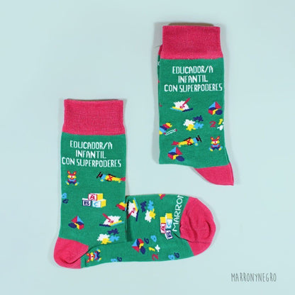 Pack Educadora Infantil con superpoderes
