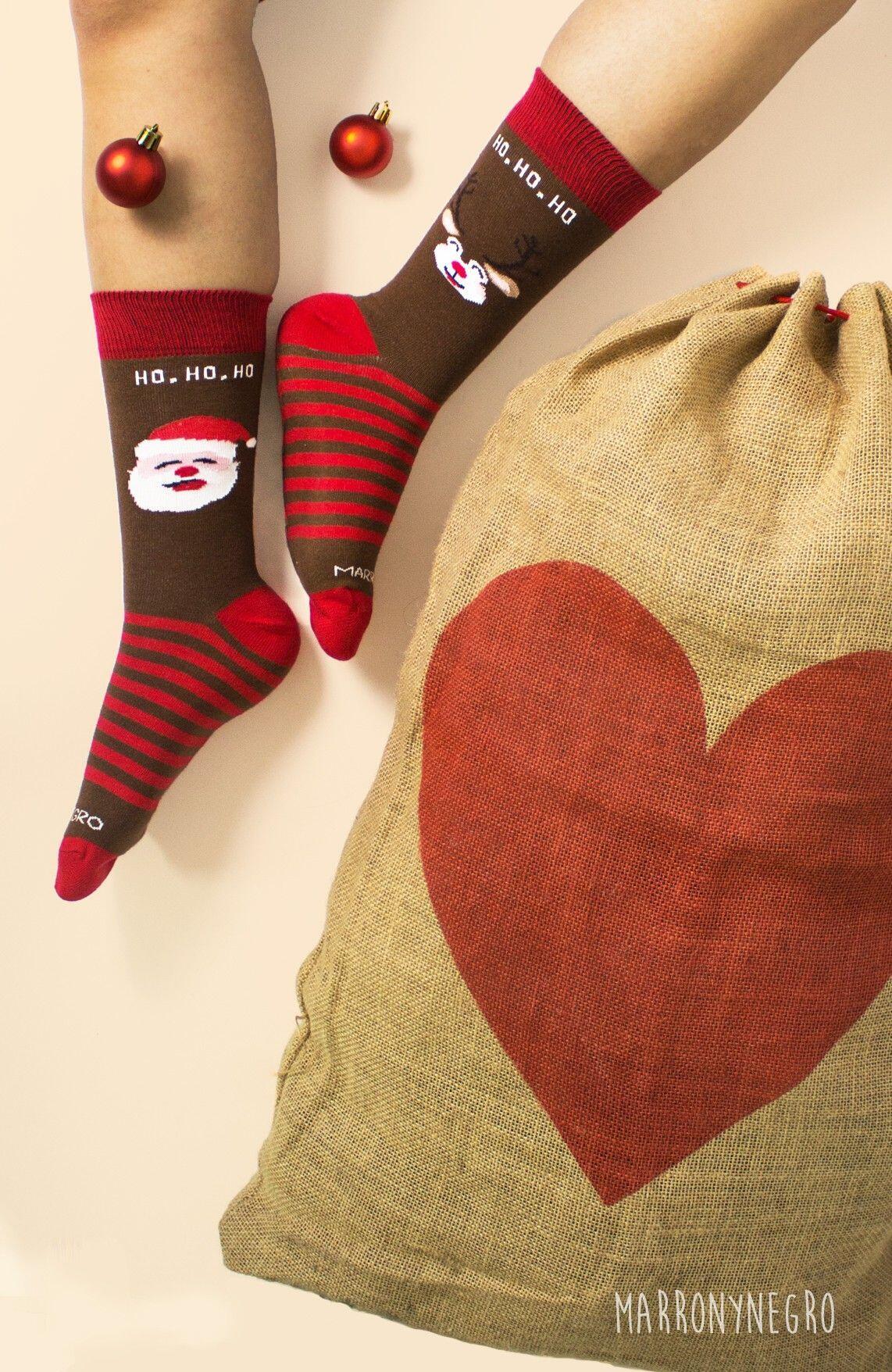 Calcetines navideños "ho,ho,ho"
