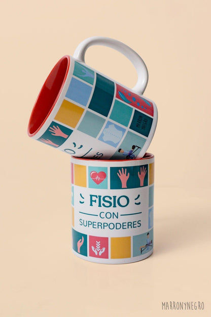 Taza Fisio con Superpoderes