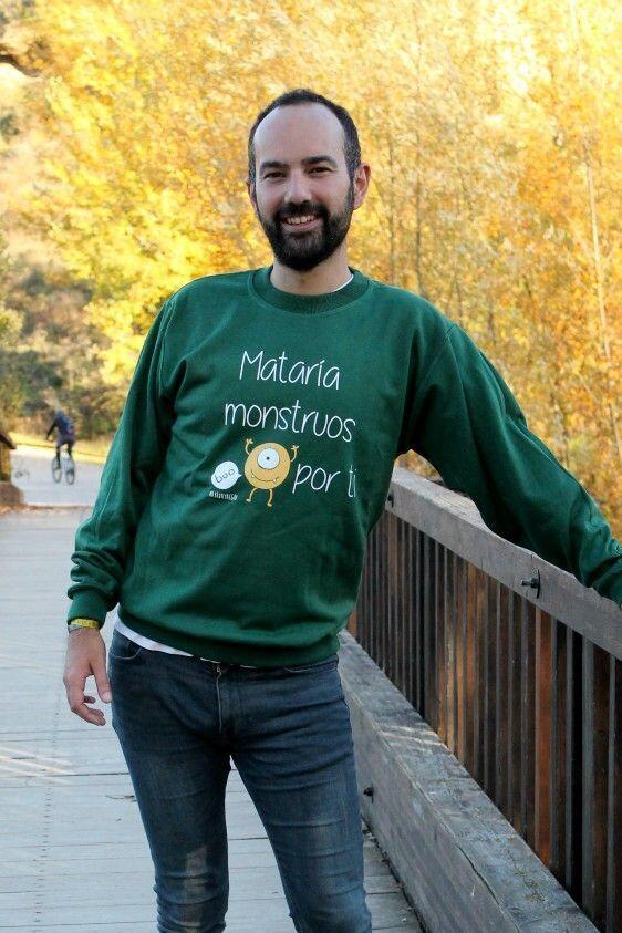 Sudadera Mataría monstruos por ti