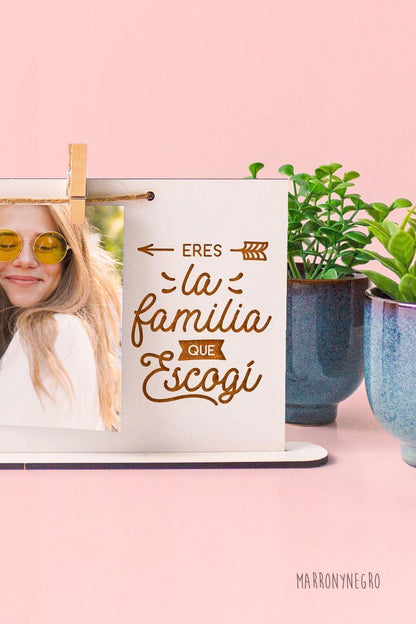 Portafotos Eres la familia que escogí