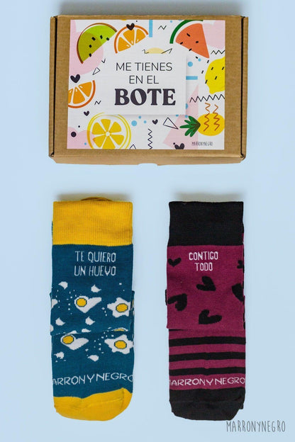Pack combo Te quiero un huevo + Contigo todo