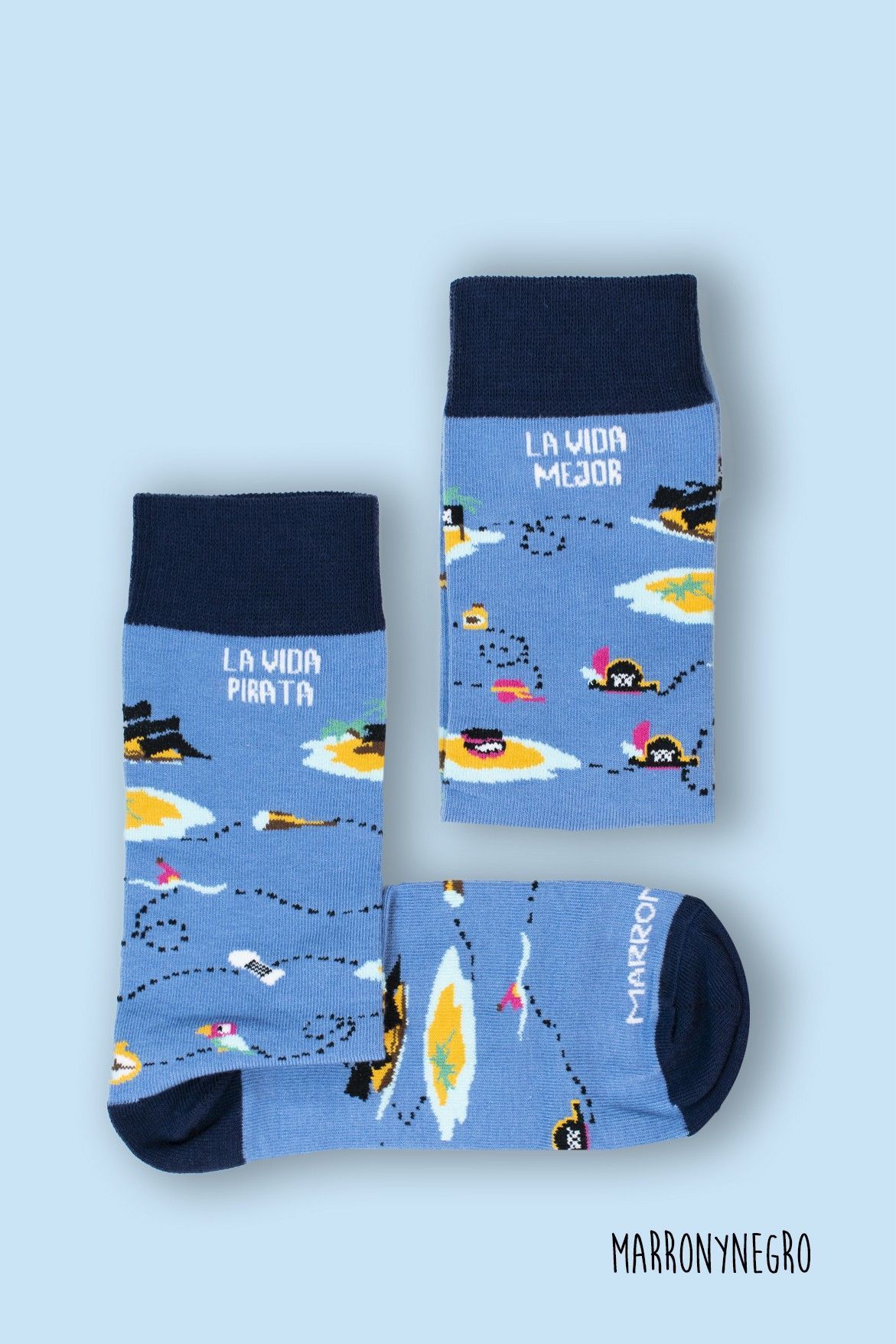 Calcetines "La Vida Pirata, La Vida Mejor"