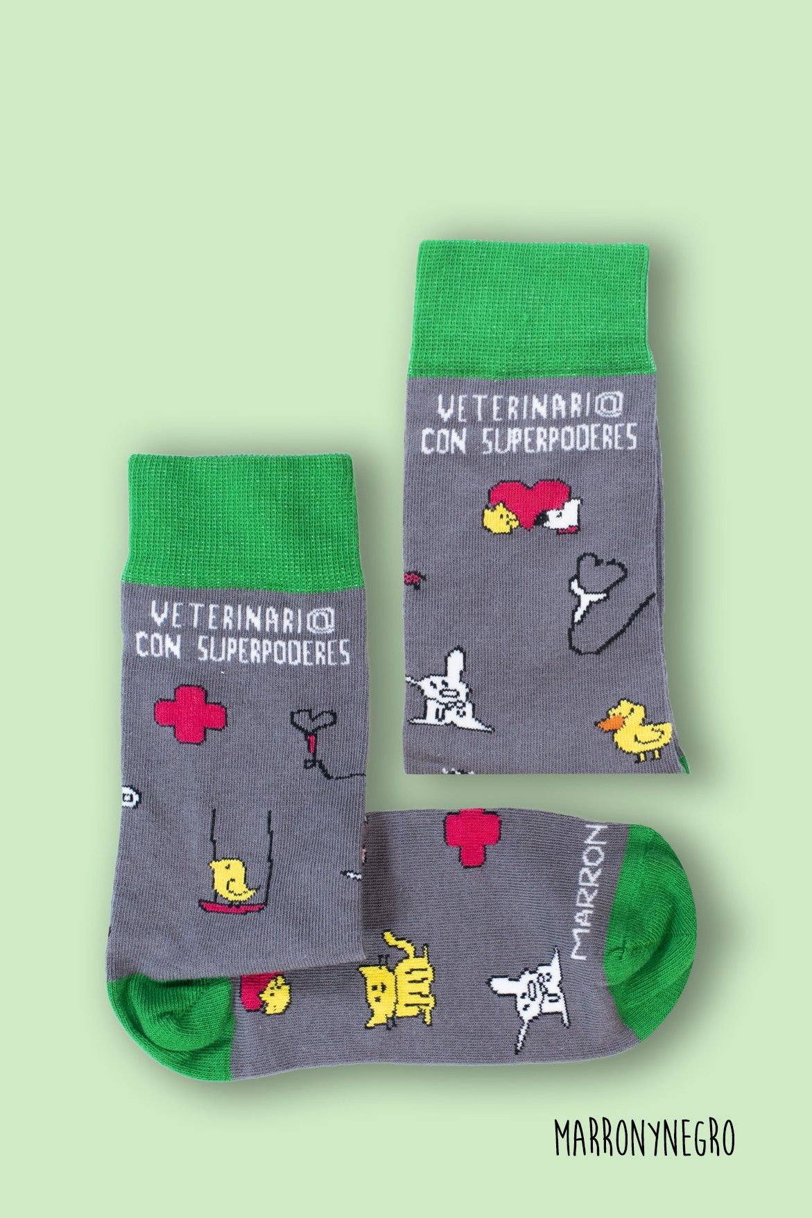 Calcetines veterinari@ con superpoderes