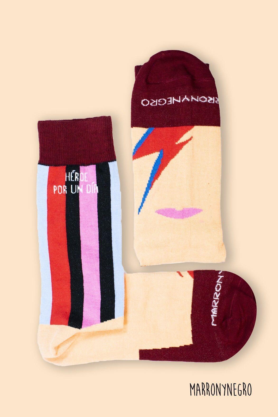 Calcetines David Bowie - "Héroe por un día"