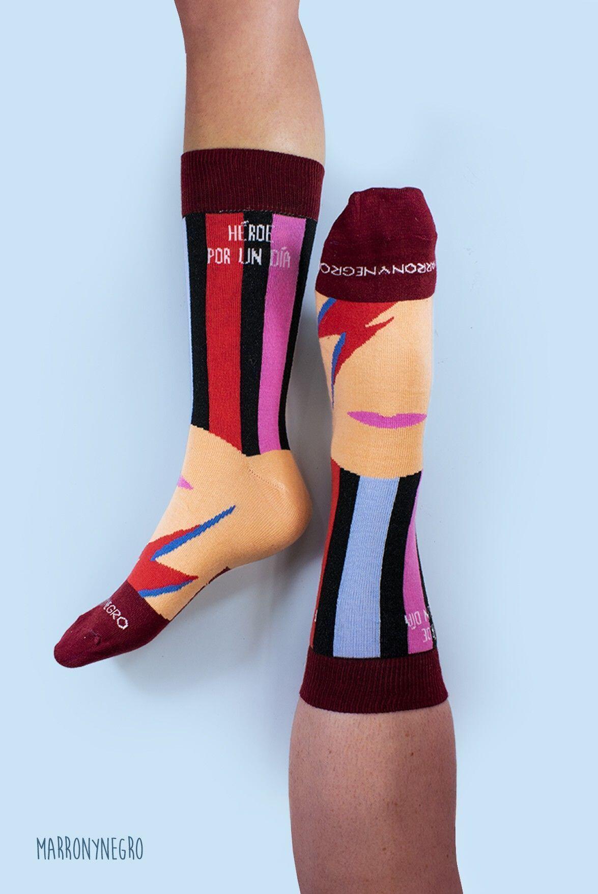 Calcetines David Bowie - "Héroe por un día"
