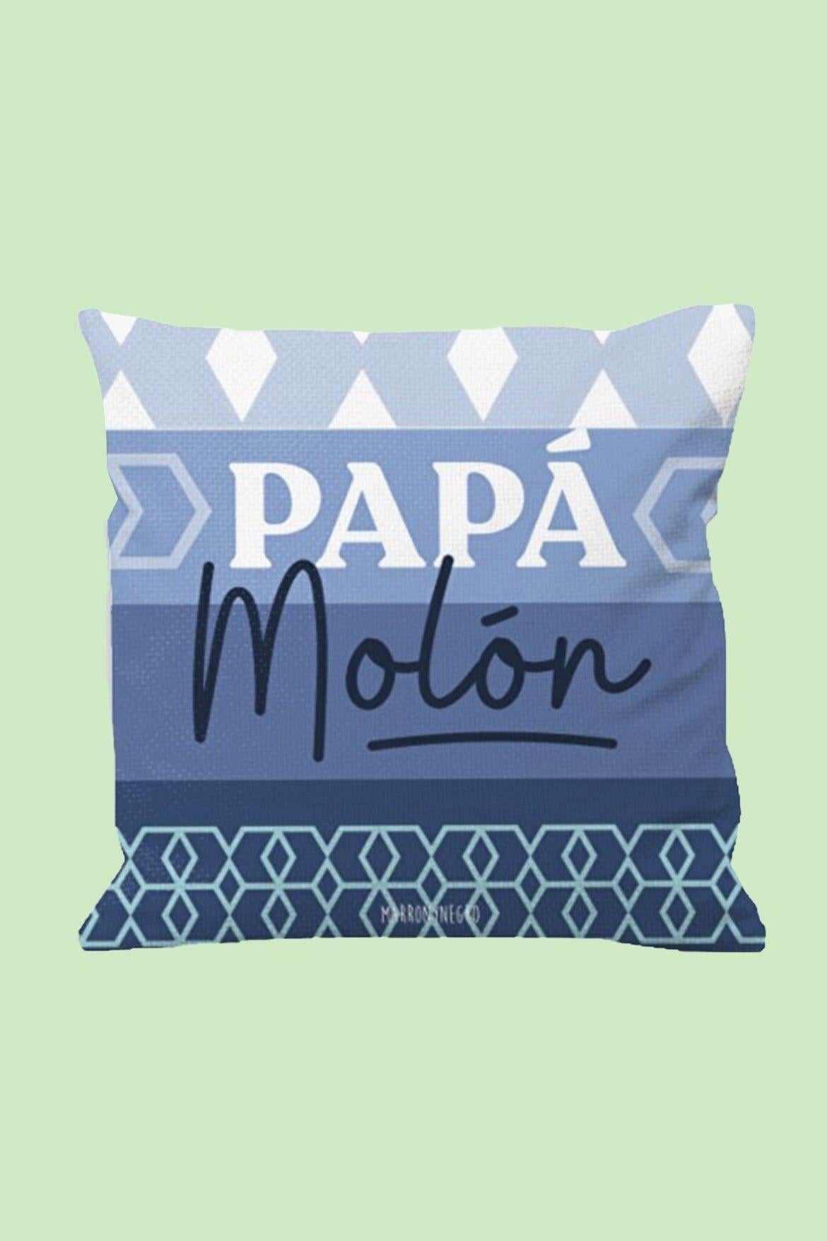 Cojín Reversible con relleno "Papá Molón"