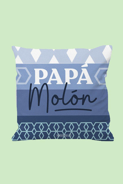 Cojín Reversible con relleno "Papá Molón"