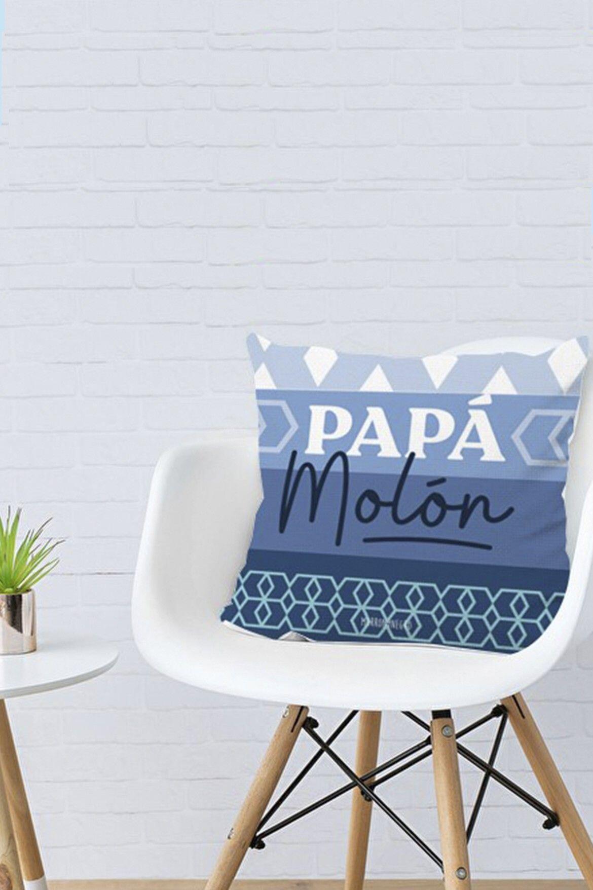 Cojín Reversible con relleno "Papá Molón"
