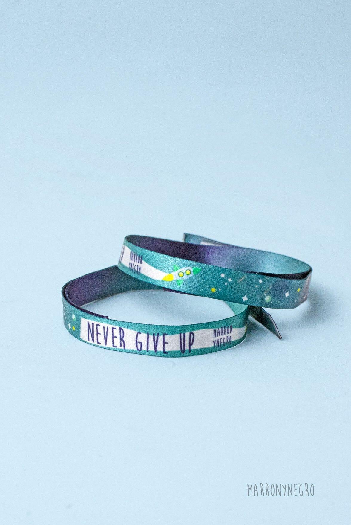Pulsera Never Give Up