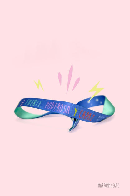 Pulsera Fuerte, Poderosa y Capaz