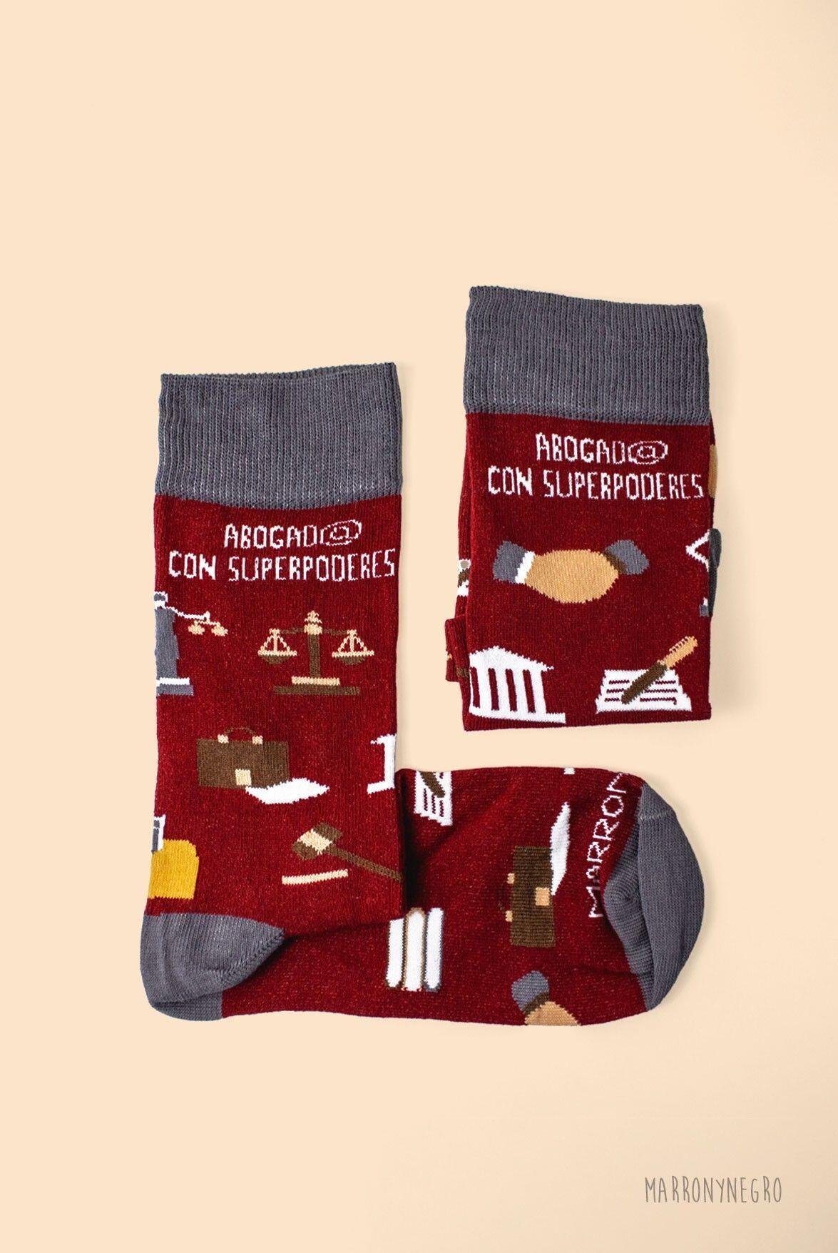 Calcetines Abogad@ con Superpoderes
